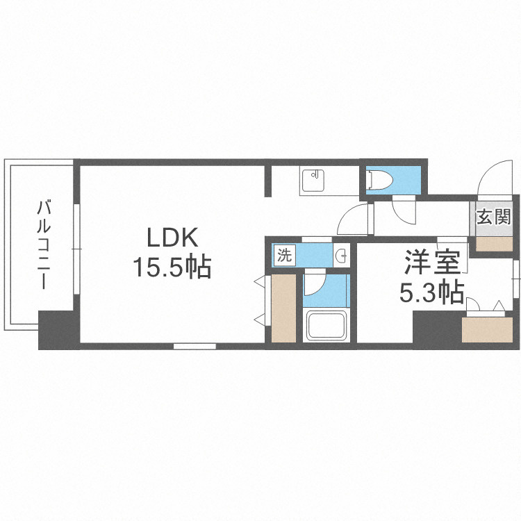 La Douceur九条の間取り