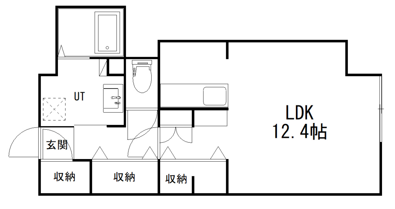 末広十二丁目ビルの間取り