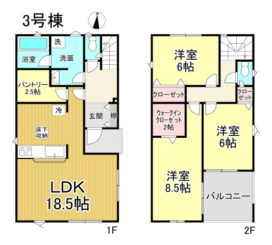 【今すぐご案内可能】東浦町大字生路　全4棟の間取り