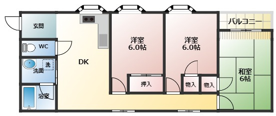 【間取り】 | ハイツ四季