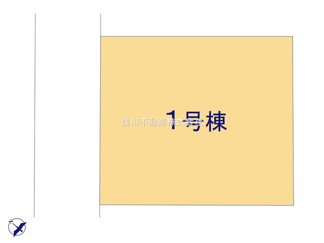 八王子市　絹ケ丘　新築一戸建て　１２期の区画図|～北西5ｍ道路に面している整形地～