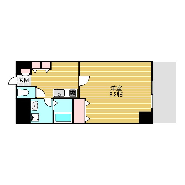 ドライバウム江坂の間取り