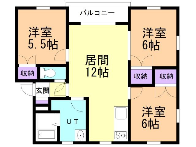 アーバンコート山下町壱番館の間取り