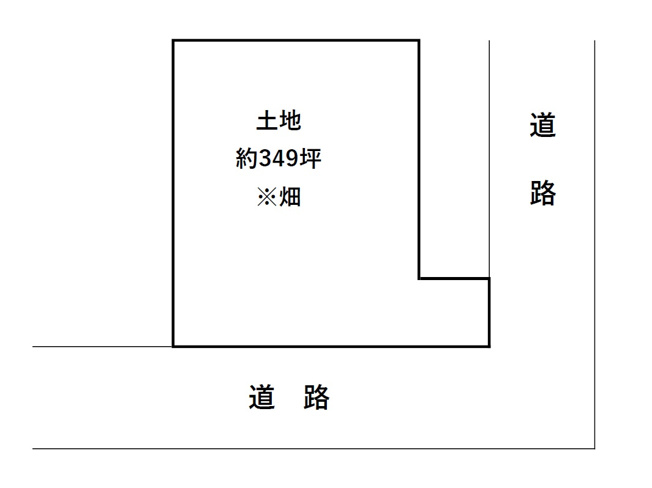 【土地図】 | 【売地】羽後町貝沢字捨三本塚