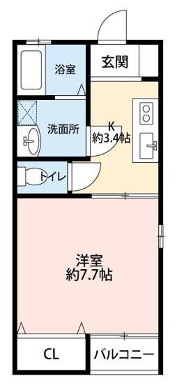 【間取り】 | ライトハイツＥ棟