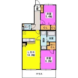パストラル今の庄の間取り