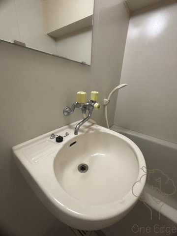 大淀ハイツの洗面所