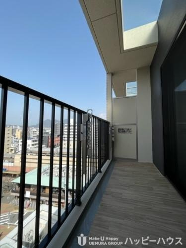 福岡市東区香椎駅前２丁目の賃貸マンションのバルコニー|物件の画像10