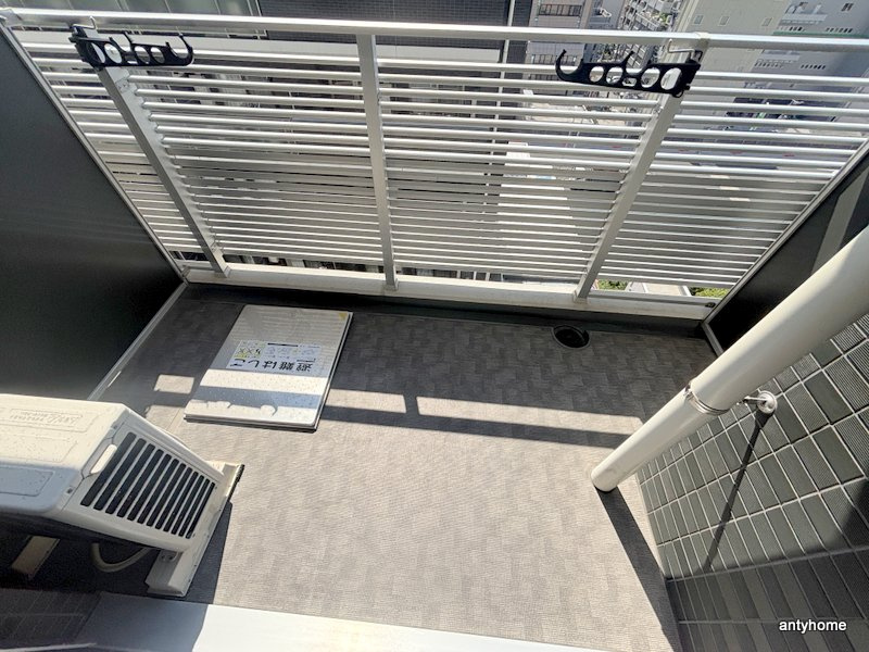 プレサンス松屋町駅前デュオ　仲介手数料無料のバルコニー