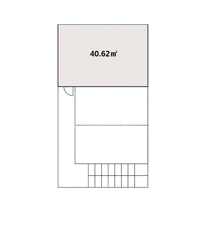 北新地ビル貸店舗の間取り