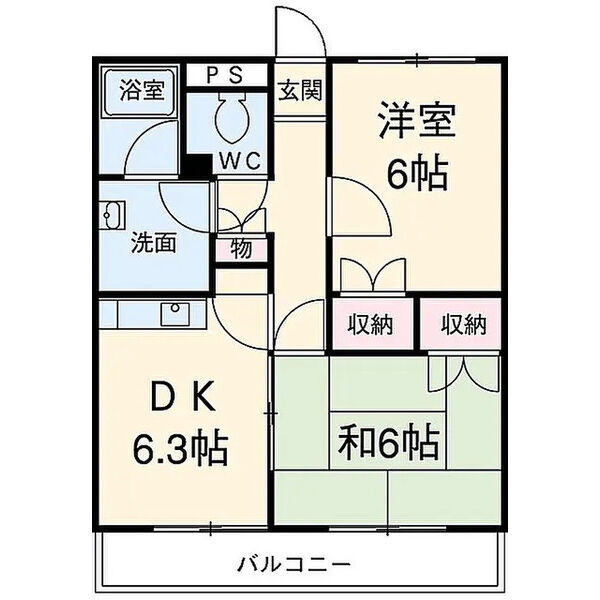 ロイヤルマンション　　刈谷市近郊の賃貸ならクラスホーム刈谷店の間取り