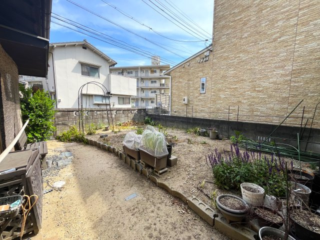笠岡市富岡売家2の庭