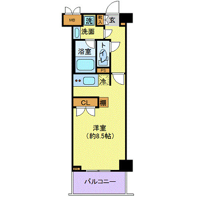 ヴィレッジハウス幕張本郷の間取り