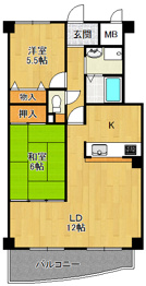 アルコ北園田の間取り