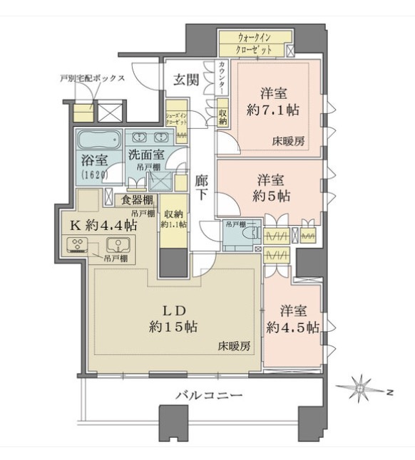 ★仲介手数料半額★THE PARK HOUSE KOJI-MACHI ３-CHOME