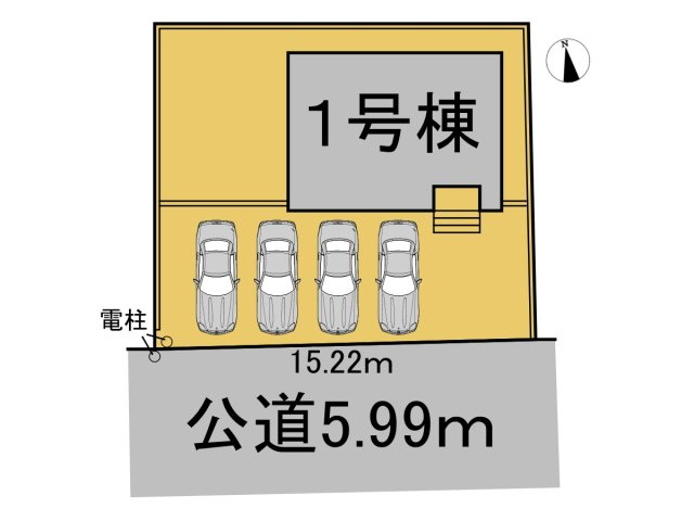 クワイエ　岐阜市旦島中町第３　全１区画分譲の区画図|■区画図
■YAMADA電機の　ヤマダ不動産　株式会社リライフ　
いつでもお問合わせ下さい。