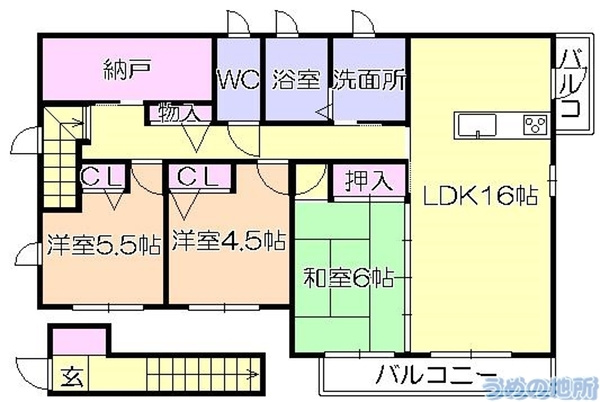 ドーマ櫛原の間取り