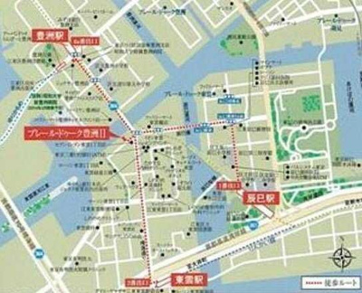 【地図】 | プレール・ドゥーク豊洲Ⅱ