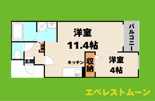 Jack kanseiⅥの間取り