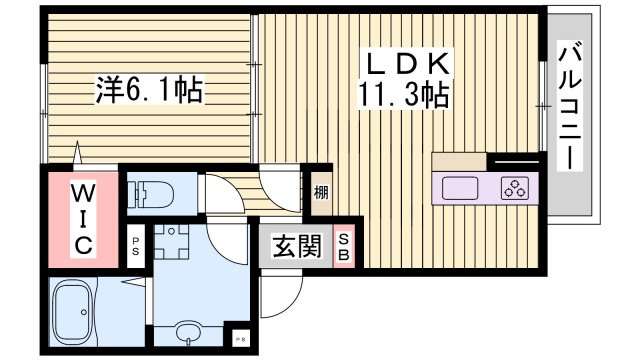 シャルム　ソフィアⅡの間取り
