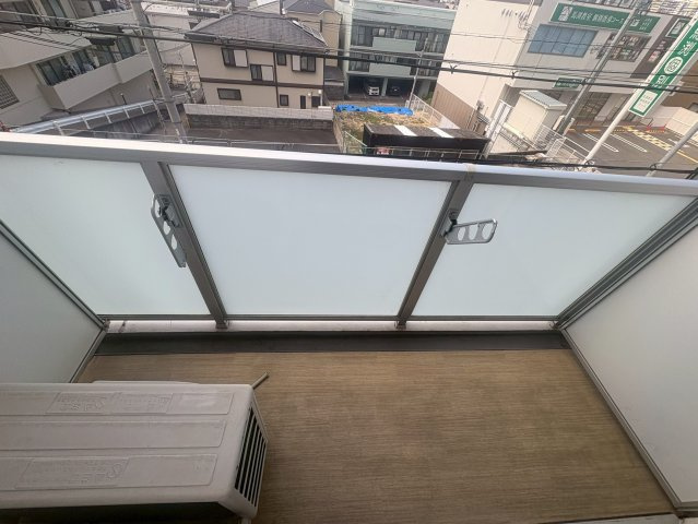 パーラム豊津のバルコニー