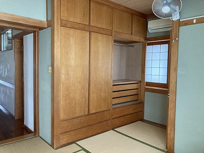 北谷町北谷2丁目　賃貸併用住宅の和室|賃貸中部分です