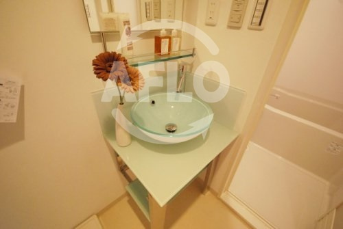 大阪プレステージアコモデーション（テナント）の独立洗面台|大阪プレステージアコモデーション（SOHO）デザイン洗面