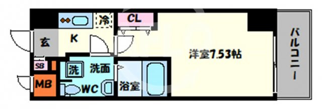 大阪プレステージアコモデーション（テナント）の間取り|大阪プレステージアコモデーション（SOHO）