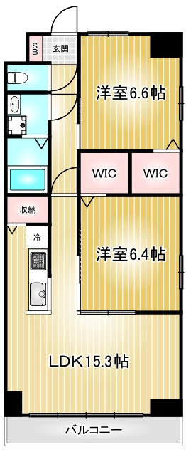 S-FORT鶴舞arts｜名古屋市の賃貸ならMy賃貸の間取り|S-FORT鶴舞arts