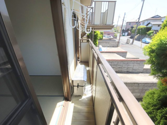 クレール初香台のバルコニー