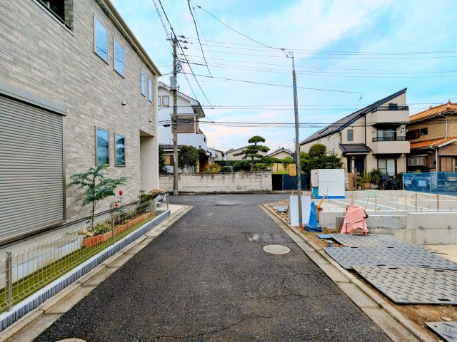 葛飾区南水元２丁目の新築戸建の前面道路含む現地写真|～前面道路含む現地写真～