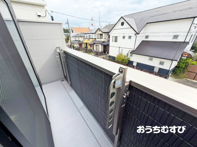春日井市東野町7期(全3棟)のバルコニー