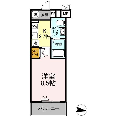 ラメール草津南の間取り