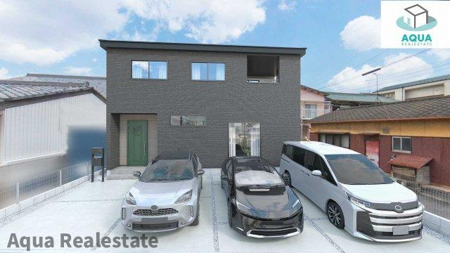 高松市三条町の新築一戸建の完成予想図|外観の完成予想図です