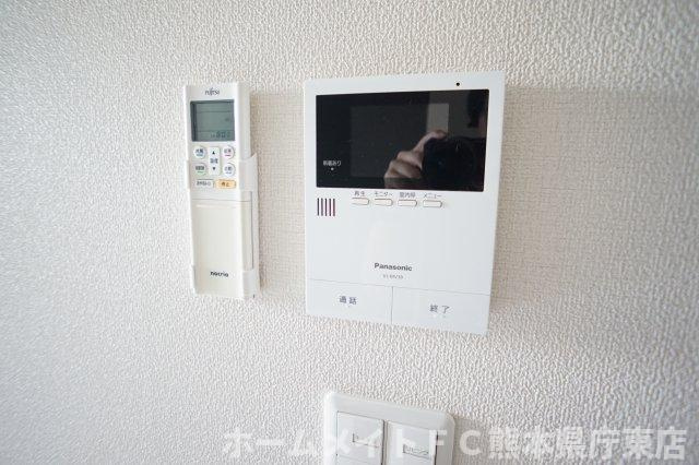 熊本市中央区帯山２丁目のアパートのセキュリティ