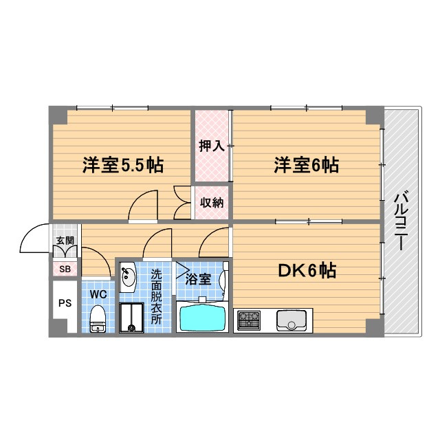 サニーサイドビルの間取り