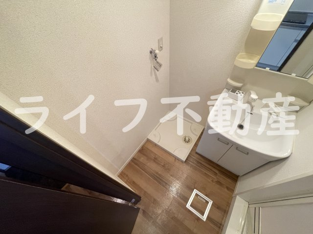 Grace CourtⅡの洗面所|コンパクトで使いやすい洗面所