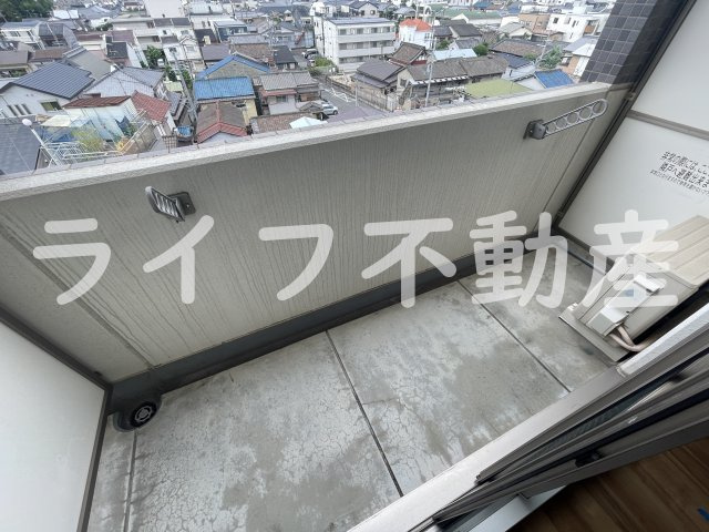 Grace CourtⅡのバルコニー|陽当たり良好なバルコニーです