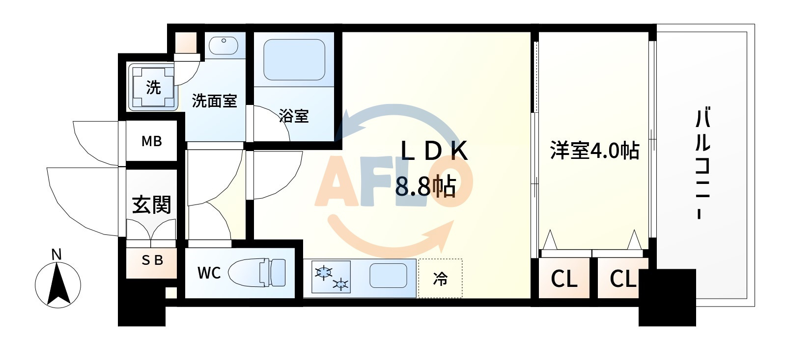 スプランディッドⅦの間取り|スプランディッドⅦ　間取り