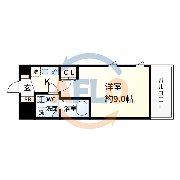 カシア十三の間取り|CASSIA十三　間取り