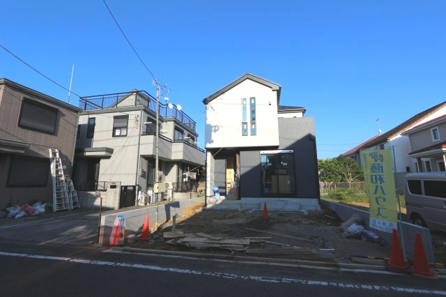 【GRAFARE　ZEH水準仕様】東大和市南街７期の外観|東大和市立第二小学校まで徒歩7分、お子様の通学も安心ですね♪
