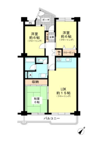 約80.88㎡の3LDK