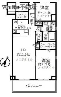 あい蘭道八番館の間取り