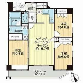 プライマリー本八幡の間取り