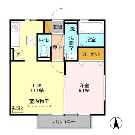 オペラハウス青柳の間取り