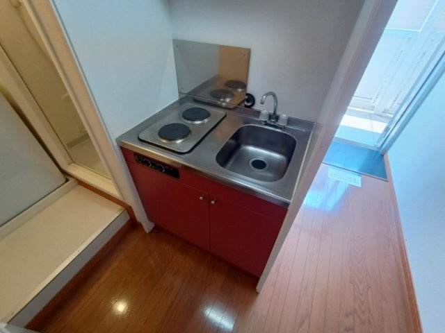 【キッチン】 | レオパレスＬＡ　ＣＡＳＡ | コンロは2口コンロです。