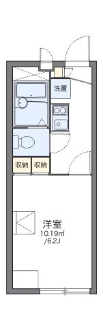 レオパレスステップⅡの間取り