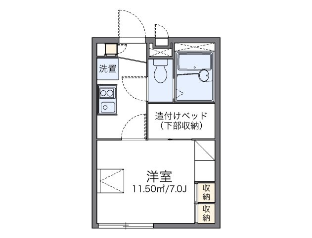 レオパレスＭ＆Ｍの間取り