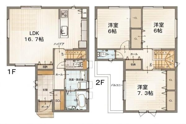 柏原市田辺２丁目 ／新築一戸建