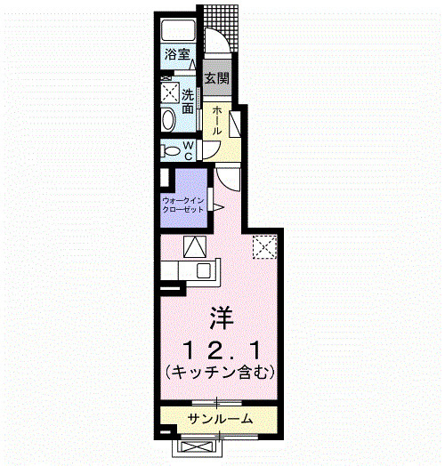 シエル　ブルーの間取り